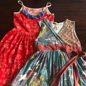 2 girls Size 6 Dresses Matilda Jane /Mustard Pie